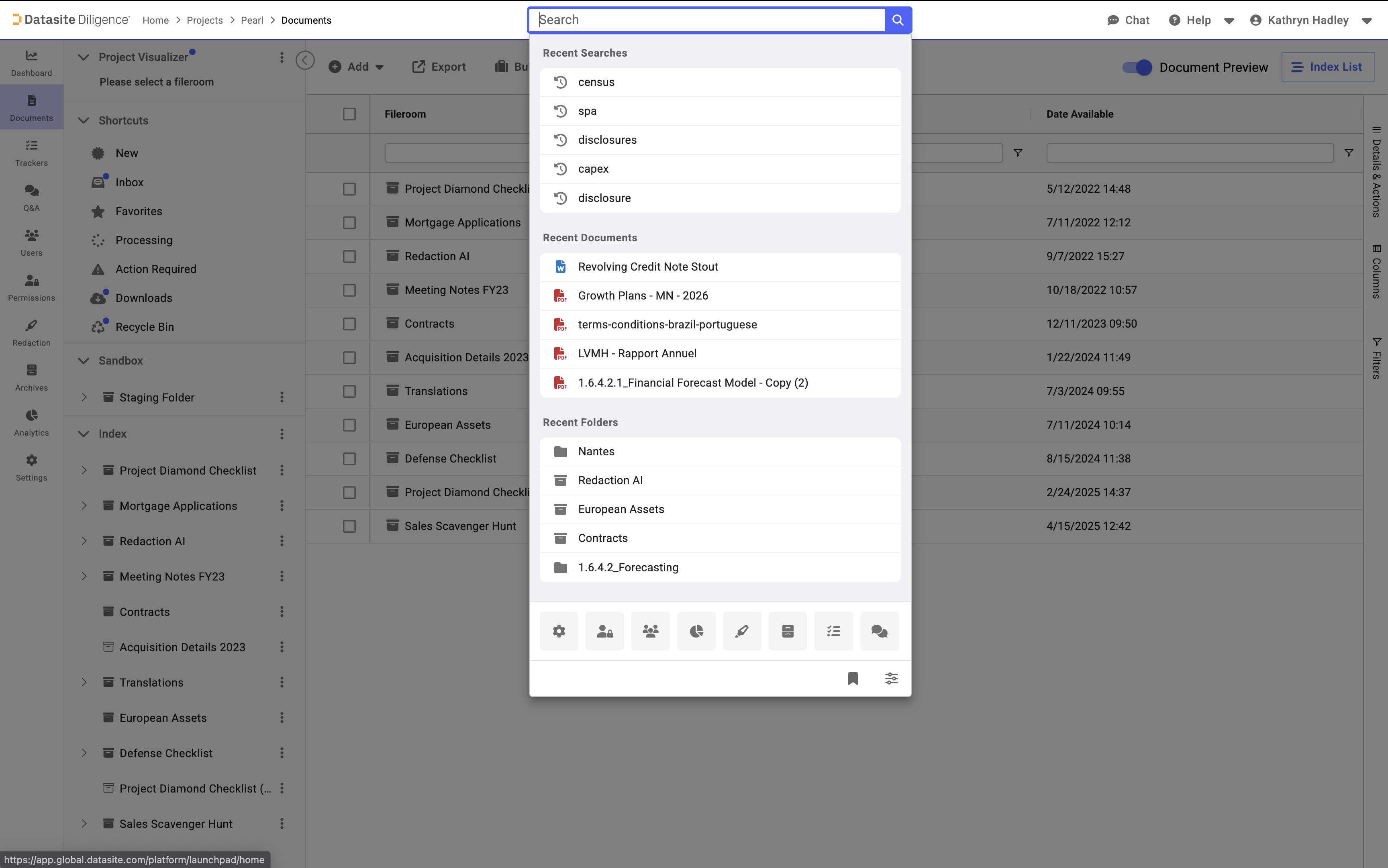 Search / Artificial Intelligence (AI) Screenshot